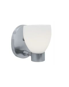 Access Lighting 23901-BS/OPL Frisco 1 Light 5" Wide Bathroom Sconce with Frosted Glass Shade in Brushed Steel / Opal