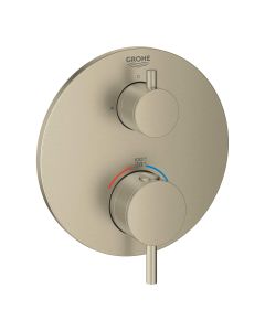 Grohe 24150EN3 Atrio New Single Function 2-Handle Thermostatic Valve Trim In Brushed Nickel Infinity