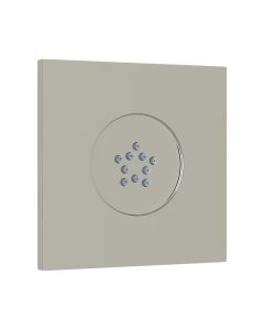 Rohl 24960PN Spa Shower Flat Panel Rectangular Swivel Body Spray With 10 Jets in Polished Nickel
