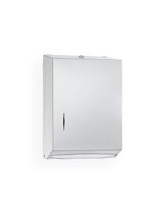 Bradley 250-150000 Bradex® Surface Mount C-Fold/Multi-Fold Paper Towel Dispenser in Brushed Satin