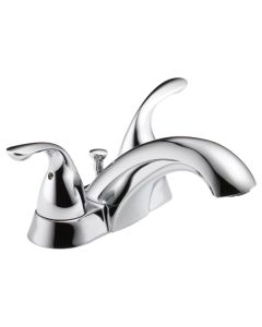 Delta 2523LF-MPU Classic Two Handle Centerset Bathroom Faucet In Chrome