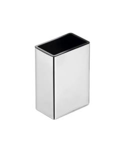Cosmic WJC253A0053001 Tooth Brush Holder in Polished Chrome/Black