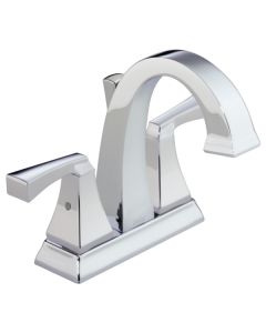 Delta 2551-MPU-DST Dryden® 1.2 GPM Deck Mounted Two Handles Centerset Bathroom Faucet in Chrome