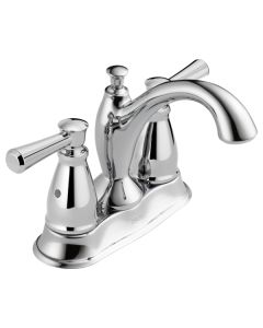 Delta 2593-MPU-DST Linden Traditional Two Handle Centerset Bathroom Faucet In Chrome