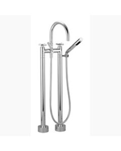 Dornbracht 25943892-33 Tara Two-Hole Bath Faucet With Stand Pipe In Black Matte