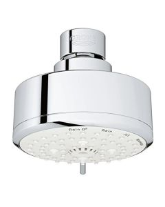 Grohe 26043001 GROHE Tempesta Cosmopolitan 100 4 Spray Functions Shower Head, Starlight Chrome