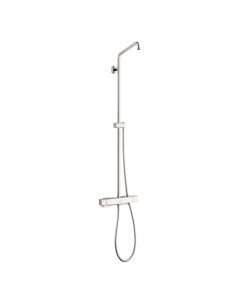 Hansgrohe 26067001 Croma E Showerpipe without Shower Components in Chrome