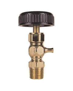 Conbraco 2610528 1/2" Compression Gauge Cock (Composition Wheel, Up to 125 psig)
