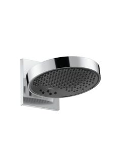 Hansgrohe 26232001 Rainfinity Showerhead 250 3-Jet with Wall Connector Trim, 2.5 GPM in Chrome (Rough Sold Separately)