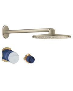 Grohe 26502EN0 Rainshower Smartactive 310 Shower Head Set, 12" - 2 Sprays, 1.75 Gpm In Brushed Nickel Infinity