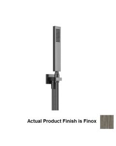 Gessi 26623#149 Rettangolo 1.75 GPM Handshower Set in Finox