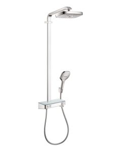 Hansgrohe 27126001 Raindance Select E Showerpipe 300 with Select Shower Controls, 2.0 GPM in Chrome
