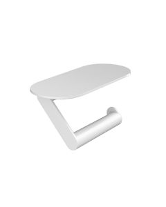 Hansgrohe 27928700 WallStoris Toilet Paper Holder with Shelf in Matte White