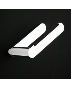 Lacava 2808-CR Tre Wall-mount toilet paper holder made of chrome plated brass. in Polished Chrome