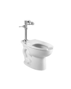 American Standard 2857128.020 Madera™ FloWise® 1.28 GPF Chair Height Toilet System with Manual Piston Flush Valve in White (Seat Sold Separately)