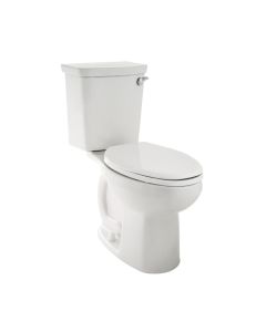 American Standard 288AA115.020 H2Optimum Two-Piece Dual Flush 1.1 GPF/4.2 LPF Chair Height Right-Hand Trip Lever Elongated Toilet Less Seat in White
