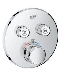 Grohe 29137A00 Grohtherm SmartControl Dual Function Thermostatic Trim with Control Module in Chrome