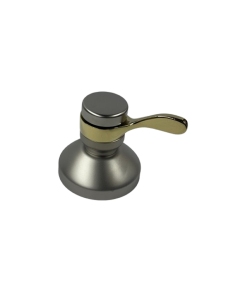 Classic 1/2" Volume Control Valve with Lever Handle in Infinity Satin Nickel / Polished Brass Grohe 29.359.AR0