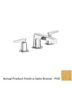 Newport Brass 2970/10 Dorrance 1.2 GPM Widespread Bathroom Faucet - Includes Two Handles and Pop-Up Drain in Satin Bronze PVD