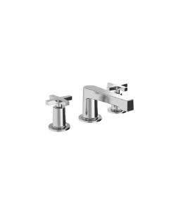 Newport Brass 2980/26 Dorrance 1.2 GPM Deck Mounted Widespread Bathroom Faucet with Pop-Up Drain Assembly in Polished Chrome