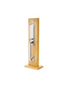 Emtek 3006-NA-HER-15 Manhattan Mortise Full Dummy Handle Set in Satin Nickel