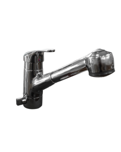 Hamat 3-2962-PC Single Handle Pull Down Spray SHABBAT Kitchen Faucet, Polished Chrome Finish