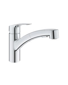 Grohe 30306001 Eurosmart Single-Handle Dual Spray Pull-Out Kitchen Faucet in StarLight Chrome