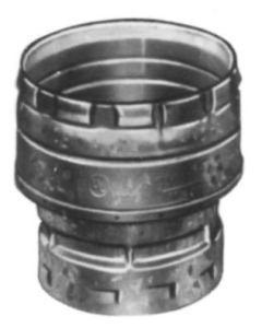American Metal 6EIX8 Amerivent B-Vent Round 6" X 8" Increaser #