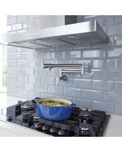 Grohe 31075Dc2 Zedra 2-Handle Wall Mount Pot Filler In SuperSteel Infinity