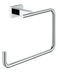 Grohe 40510001 Essentials Cube 8 In. Towel Ring