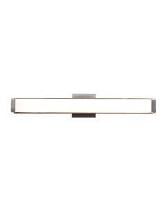Access Lighting 62482LEDDBT-SSLC-BS/OPL 62482LEDD-BS/Opl Fjord W LED Bath Bar Finish with Opal Glass Shade, 26" W, Brushed Steel
