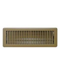 Hart & Cooley 011895 12" x 24" (Width x Height Wall Opening Size) Floor Return Air Grille 265 Series in Golden Sand