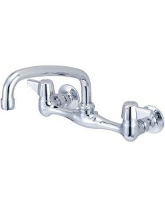 Central Brass 0047-UA1 Double Handle Wall Mounted Kitchen Faucet
