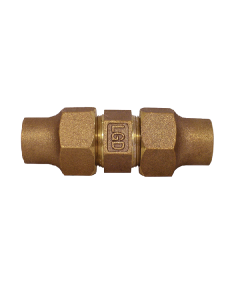 Legend 313-107NL T-4200NL No Lead Bronze Flare X Flare Union - 3 Part 1-1/2"