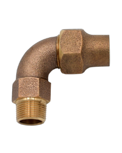Legend 313-304NL T-4400NL No Lead Bronze Flare x MNPT 1/4 Bend 3/4"