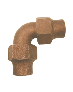 Legend 313-315NL T-4401NL No Lead Bronze Flare x Flare 1/4 Bend 1"