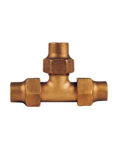 Legend 313-374NL T-4431NL No Lead Bronze Flare x Flare x Flare Tee 3/4"