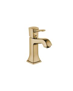 Hansgrohe 31300141 Metropol Classic Single-Hole Faucet 110 with Pop-Up Drain, 1.2 GPM in Brushed Bronze