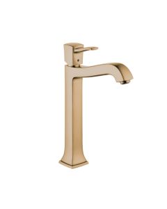 Hansgrohe 31303141 Metropol Classic Single-Hole Faucet 260 with Pop-Up Drain, 1.2 GPM in Brushed Bronze