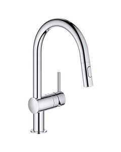 Grohe 31378003 Minta Single-Handle Kitchen Faucet, Starlight Chrome