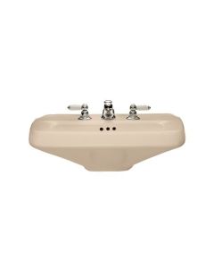 American Standard 0178027.021 Lexington Pedestal Sink Basin With 8" Faucet Spacing, Bone