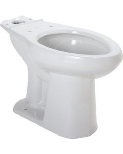 Gerber G0021342 Ultra Flush Round Front Toilet Bowl 21-342 in White