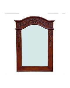 Empire LM24D Lido Bathroom Vanity Mirror Finish: Dark Mahogany, Size: 24"