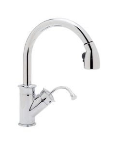 Blanco 440675 One Hole Single Lever Pull Out Kitchen Faucet With Spray in Polished Chrome