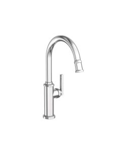 Newport Brass 3190-5113/26 Heaney 1.8 GPM Single Hole Pull Down Kitchen Faucet in Polished Chrome