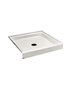Fiat 48WL Crane Plumbing Cascade Shower Receptors, White