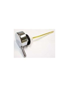 Duravit 74831000 Universal Toilet Tank Lever Push Button Flush Actuator in Polished Chrome