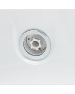Jacuzzi P556898 2 Jet Rings Trim, Brushed Chrome
