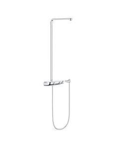Grohe 26379000 Smart Control Shower System with Exposed Thermostat, Starlight Chrome