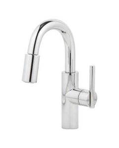 Newport Brass 1500-5203/15A Antique Nickel East Linear Pullout Spray High-Arc Bar Faucet